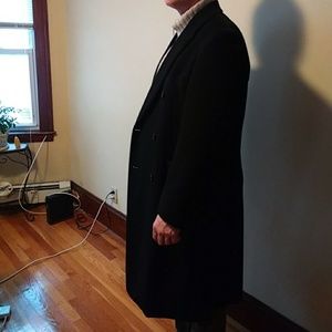 100% cashmere mens coat